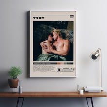 Troy Movie Poster, Wolfgang Petersen, Minimalist Movie Poster, Vintage Retro ArtFilm Poster