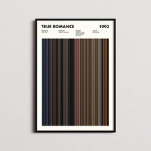 True Romance Movie Barcode Print, True Romance Print, True Romance Poster, True Romance Wall Art, True Romance Art Print, Movie Buff Gift 1631663181
