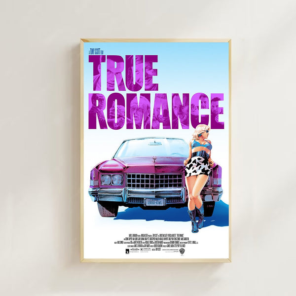True Romance (1993)--Movie  Poster(Regular Style) Art Prints,Home Decor,Vintage Movie Poster,Canvas Poster 1645405669