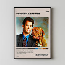 Turner & Hooch Poster, Roger Spottiswoode, Minimalist Movie Poster