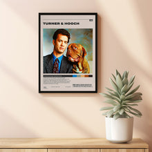 Turner & Hooch Poster, Roger Spottiswoode, Minimalist Movie Poster