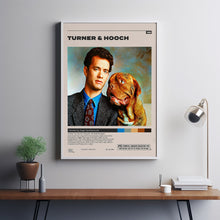 Turner & Hooch Poster, Roger Spottiswoode, Minimalist Movie Poster