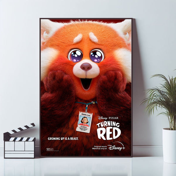 Turning Red, Movie Poster, Wall Art Prints, Art Poster, Canvas Material Gift, Keepsake, Home Decor, Live Room Wall Art 1591816919
