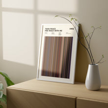 Twin Peaks Fire Walk With Me Movie Barcode Print, Twin Peaks Print, Twin Peaks Poster, Twin Peaks Wall Art, Twin Peaks Art Print 1627717624