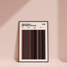 Twin Peaks Fire Walk With Me Movie Barcode Print, Twin Peaks Print, Twin Peaks Poster, Twin Peaks Wall Art, Twin Peaks Art Print 1627717624