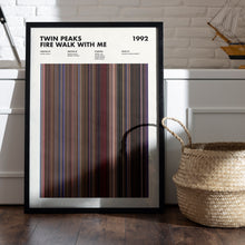 Twin Peaks Fire Walk With Me Movie Barcode Print, Twin Peaks Print, Twin Peaks Poster, Twin Peaks Wall Art, Twin Peaks Art Print 1627717624