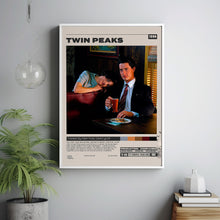 Twin Peaks Poster, Mark Frost, David Lynch,Minimalist Tv Series, Vintage Retro Art,Tv Series Poster