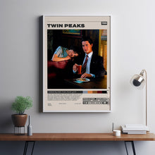 Twin Peaks Poster, Mark Frost, David Lynch,Minimalist Tv Series, Vintage Retro Art,Tv Series Poster