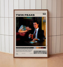 Twin Peaks Poster, Mark Frost, David Lynch,Minimalist Tv Series, Vintage Retro Art,Tv Series Poster