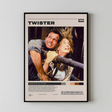 Twister Movie Poster, Jan de Bont, Minimalist Movie Poster