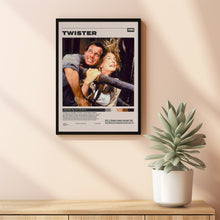 Twister Movie Poster, Jan de Bont, Minimalist Movie Poster