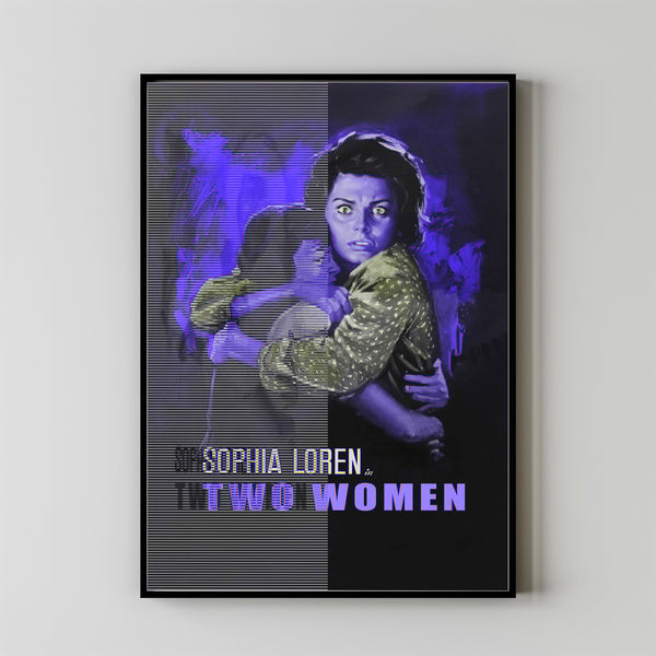 Two Women Movie Poster Art Print Movie Posters Gift for Movie lovers