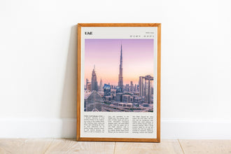 UAE United Arab Emirates Print Dubai Wall Art Abu Dhabi UAE United Arab Emirates Poster Poster  Poster Art Gift 1690138462