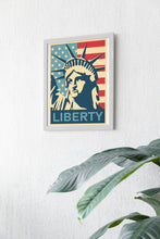 USA Liberty Pop Art American Flag Poster Statue of Liberty NYC New York Vintage Antique Poster Fine Art  Poster Art Gift 1543985602