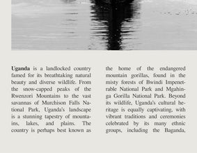 Uganda Africa Wall Art  Poster Uganda Africa Kampala Black White Poster  Poster Art Gift 1702019625