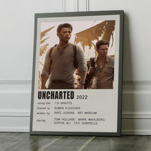 Uncharted (2022) Movie Poster Canvas Poster Minimalist Poster Art Print Gifts for Lover Mural Painting Home Decoration 1763269476