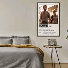 Uncharted (2022) Movie Poster Canvas Poster Minimalist Poster Art Print Gifts for Lover Mural Painting Home Decoration 1763269476