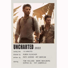 Uncharted (2022) Movie Poster Canvas Poster Minimalist Poster Art Print Gifts for Lover Mural Painting Home Decoration 1763269476