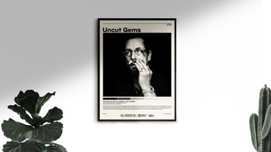 Uncut Gems Movie Poster  Benny Safdie, Josh Safdie Minimalist Movie Poster, Vintage Retro Art, Custom Poster, Wall Art Print, Home Decor 1229985200