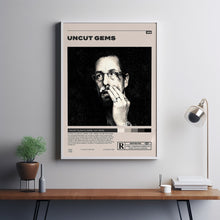 Uncut Gems, Benny Safdie, Josh Safdie, Minimalist Movie Poster