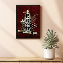 Underground Movie Poster, Room Decor, Home Decor, Art Poster for Gift