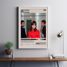 Une femme est une femme, Jean-Luc Godard, Minimalist Movie Poster