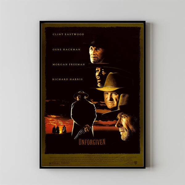 Unforgiven Movie Poster,Film Fan Collectibles,Vintage Movie Poster,Home Decor,Wall Art,Poster Gifts 1