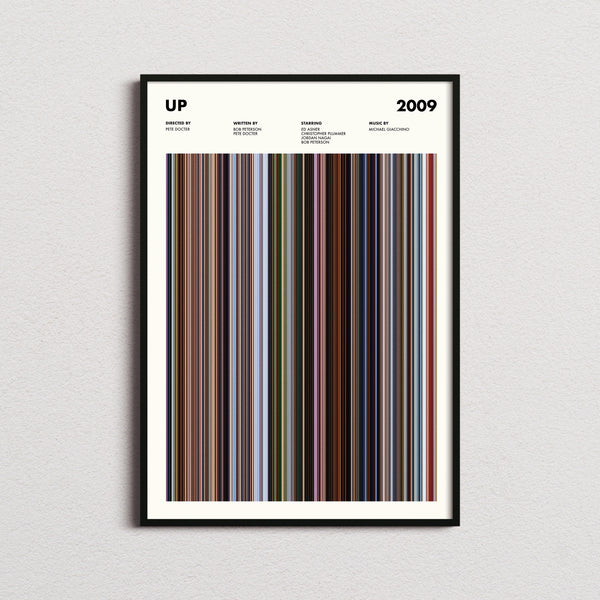 Up Movie Barcode Print, Up Print, Up Poster, Up Wall Art, Up Art Print, Up Frames Print, Movie Buff Gift 1617491970