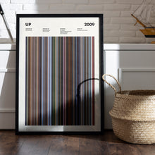 Up Movie Barcode Print, Up Print, Up Poster, Up Wall Art, Up Art Print, Up Frames Print, Movie Buff Gift 1617491970