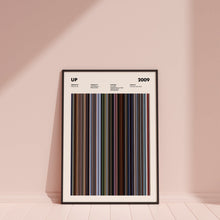 Up Movie Barcode Print, Up Print, Up Poster, Up Wall Art, Up Art Print, Up Frames Print, Movie Buff Gift 1617491970