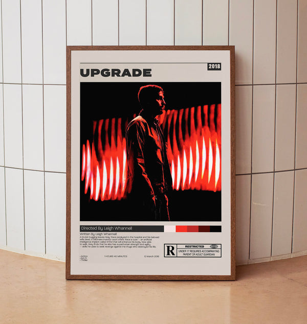 Upgrade Movie Poster, Leigh Whannell, Minimalist Movie Poster