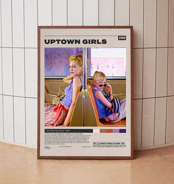 Uptown Girls Poster, Boaz Yakin, Minimalist Movie Poster