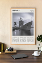 Uss Long Beach Cgn-9 Wall Art Cruiser  Poster USS Long Beach CGN-9 Black White Poster Poster Art Gift 1688392646