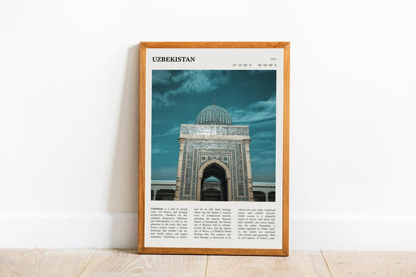 Uzbekistan Print Asia Wall Art Poster Tashkent Uzbekistan Poster Poster  Poster Art Gift 1704472163