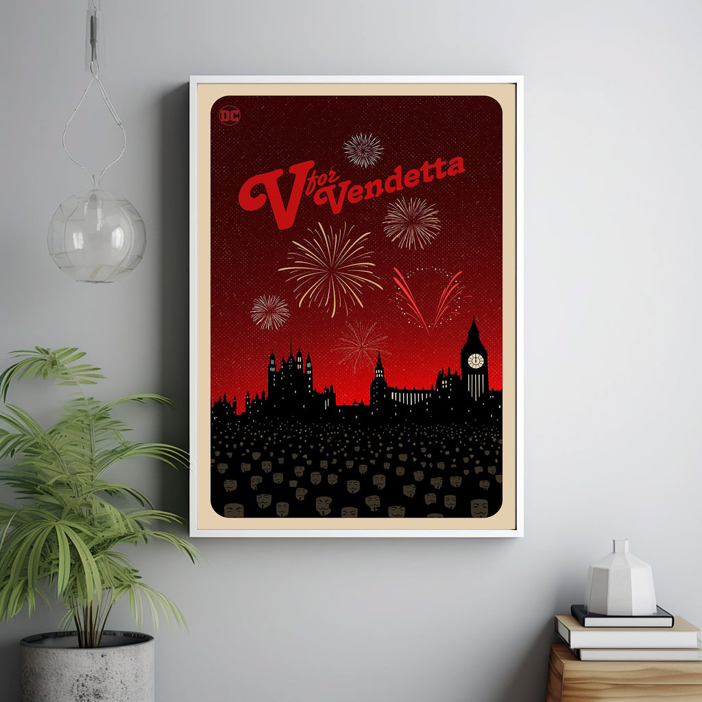 V for Vendetta Movie Poster,Film Fan Collectibles,Vintage Movie Poster ...