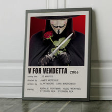 V for Vendetta (2006) Movie Poster Canvas Poster Minimalist Poster Art Print Gifts for Lover Mural Painting Home Decoration 1771409987