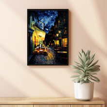 Vincent van Gogh Café Terrace at Night Poster - Impressionist Painting - French Cityscape Wall Art - Gift Travel Poster