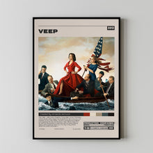 Veep Poster, Armando Iannucci, Minimalist Tv Series, Vintage Retro Art,Tv Series Poster,Home Decor