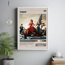 Veep Poster, Armando Iannucci, Minimalist Tv Series, Vintage Retro Art,Tv Series Poster,Home Decor
