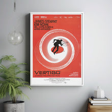 Vertigo Movie Poster Print, Canvas Wall Art, Room Decor, Movie Art
