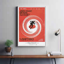 Vertigo Movie Poster Print, Canvas Wall Art, Room Decor, Movie Art
