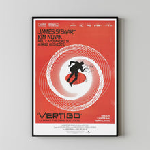 Vertigo Movie Poster Print, Canvas Wall Art, Room Decor, Movie Art
