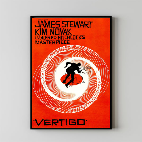 Vertigo (1958) Poster Art Print Movie Posters Gift for Movie lovers