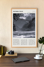 Victoria Falls National Park Wall Art  Zimbabwe Poster Black White Poster  Poster Art Gift 1699928291