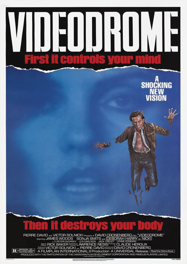 Videodrome by David Cronenberg Alternative Film Movie Print Wall Art Poster 1565311160