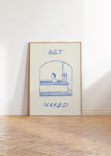 Vintage Bath Art Funny Bathroom Print Retro Bathroom Decor Man in Bath Art Print Minimalist Bathtub Poster  Wall Art 1 Print 1484501434