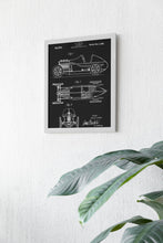 Vintage Car Blueprint Wall Art Poster Vintage Car Blueprint Poster Art Gift  Home Wall Decor 1543680962