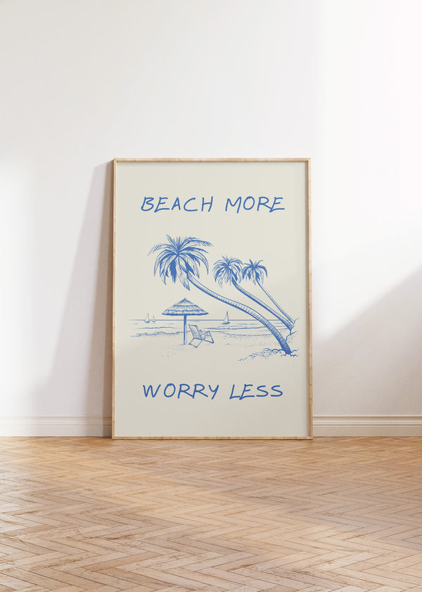 Vintage Coastal Art Minimalist Beach House Decor Beachy Wall Art Retro Beach Print Vintage Palm Tree Print  Wall Art 1 Print 1491725870