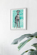 Vintage Dog Wall Art Greyhound Abstract Race Dog Poster Poster Art Gift 1559798169