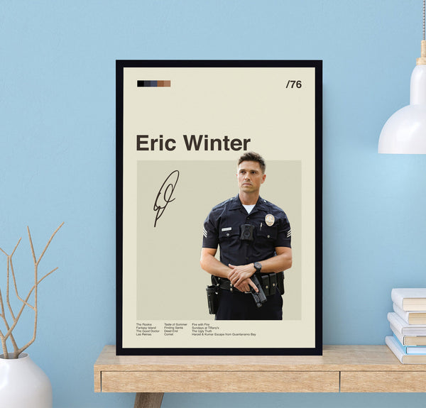 Vintage Eric Winter Poster, Mid Century Art, Minimalist Art, Retro Poster, Modern Art Print, Custom Poster, Classic Poster, Home Decor 1665179159
